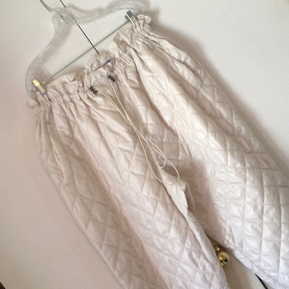 Woman’s future Y2k Parachute quilted fall collective ski jogger drawstring pants - Picture 2 of 14